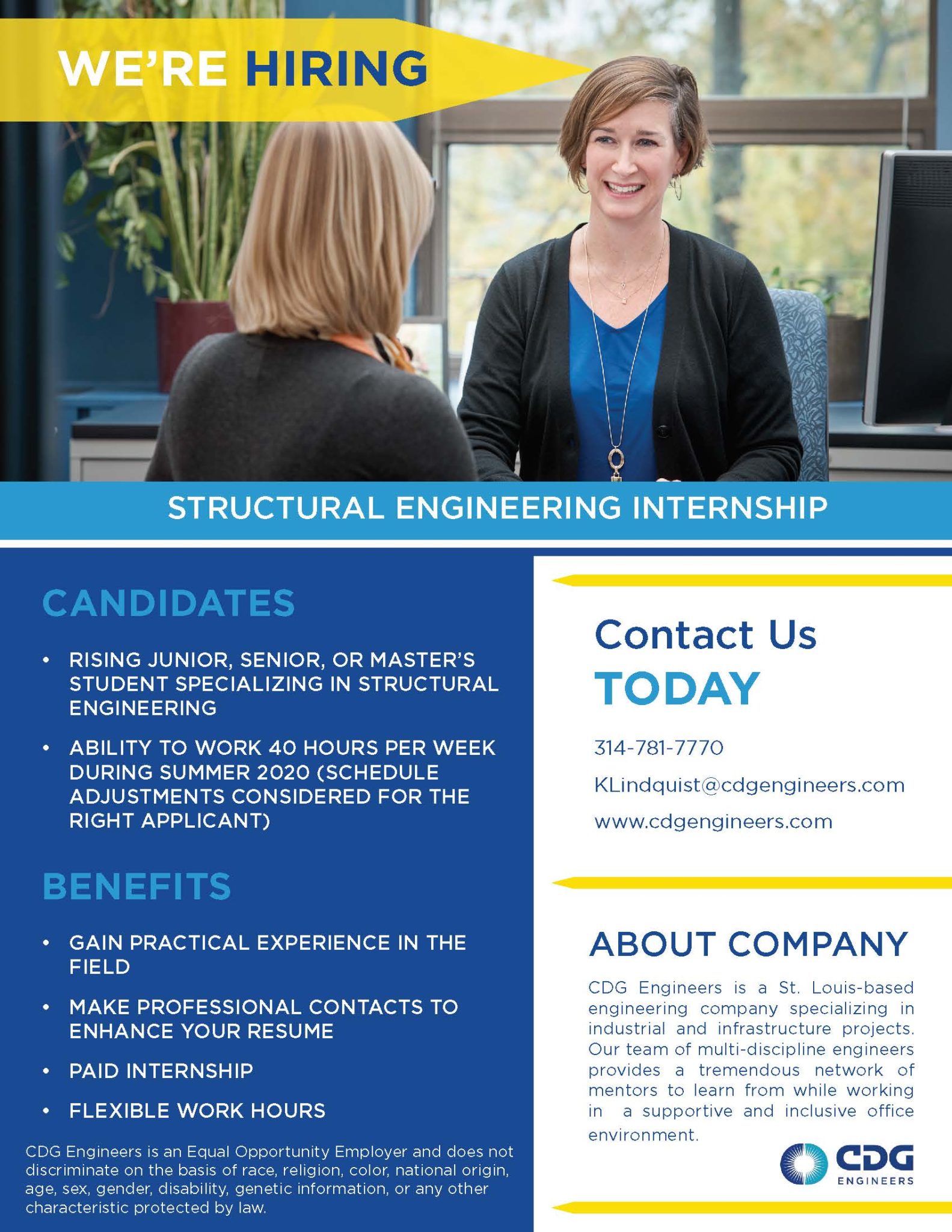 Structural Engineering Intern CDG Engineers